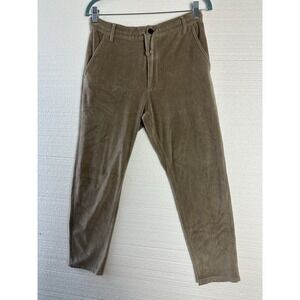 Abercrombie‎ Kids Pull On Taper Corduroy Light Brown Cotton Blend Pants SZ 17/18